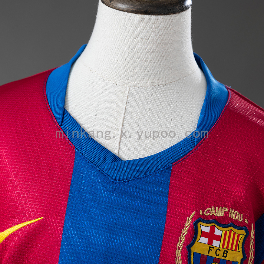 Barcelona 07/08 Home Retro Kids Kit Jersey Size 16-28 10