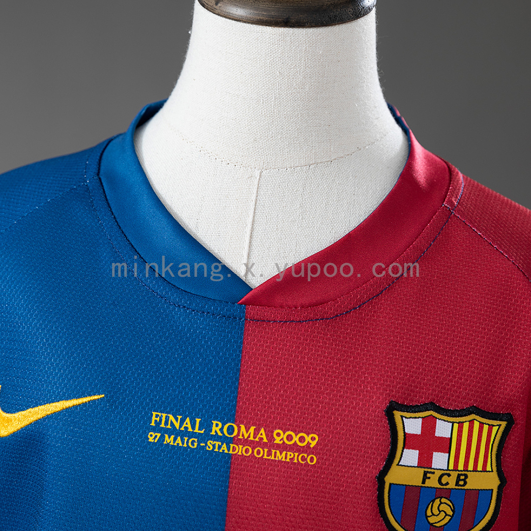Barcelona 08/09 Home Retro Kids Kit Jersey Size 16-28 11