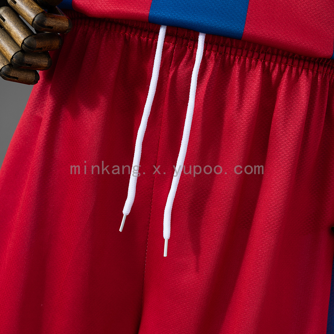 Barcelona 10/11 Home Retro Kids Kit Jersey Size 16-28 5