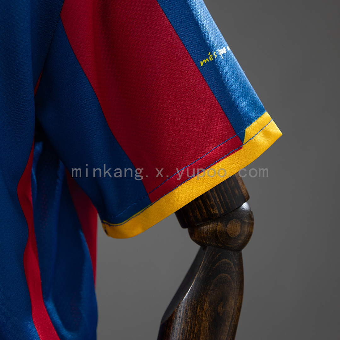 Barcelona 10/11 Home Retro Kids Kit Jersey Size 16-28 6