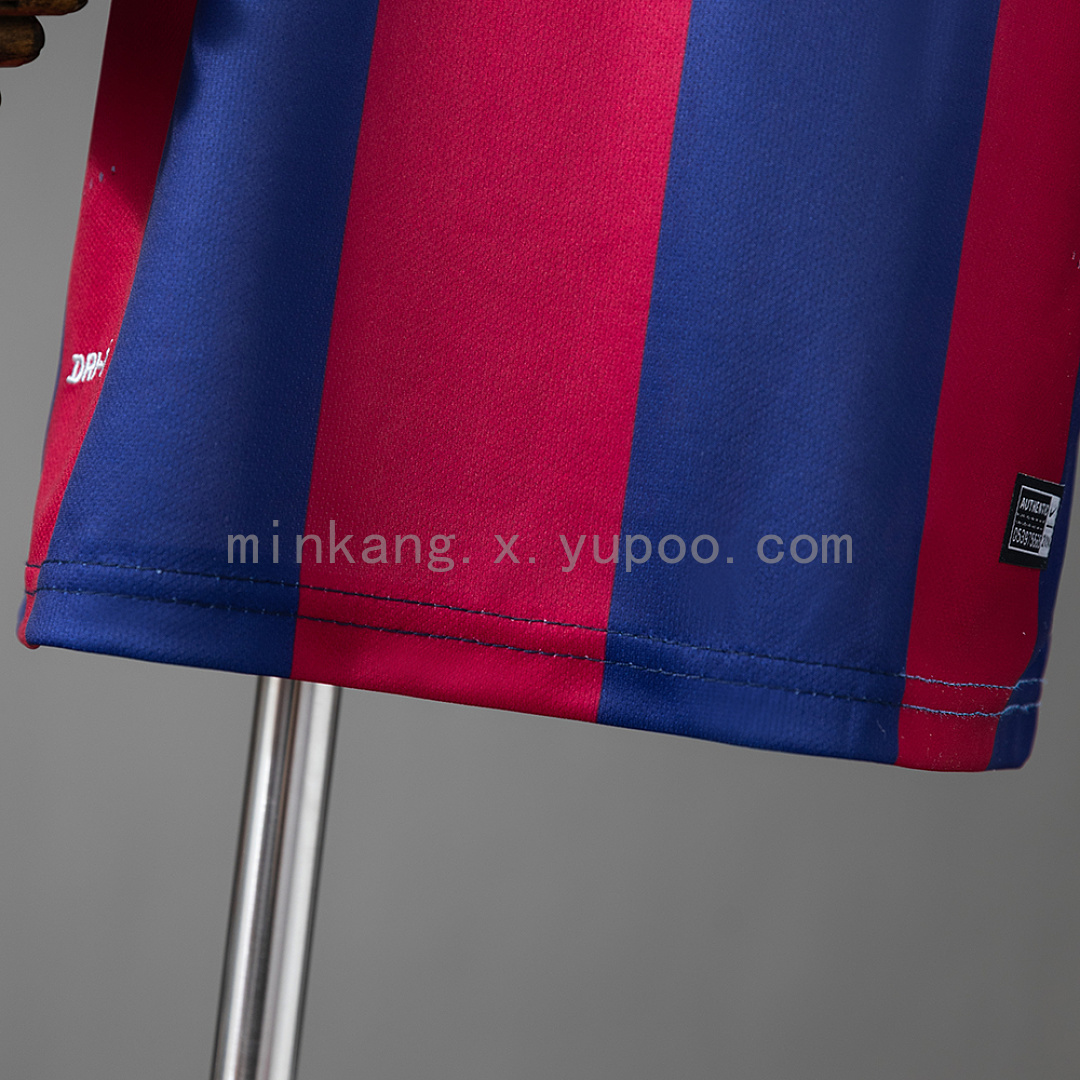 Barcelona 14/15 Home Retro Long-Sleeve Kids Kit Jersey Size 16-28 14