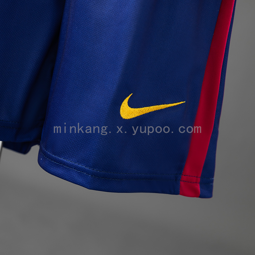 Barcelona 14/15 Home Retro Long-Sleeve Kids Kit Jersey Size 16-28 5