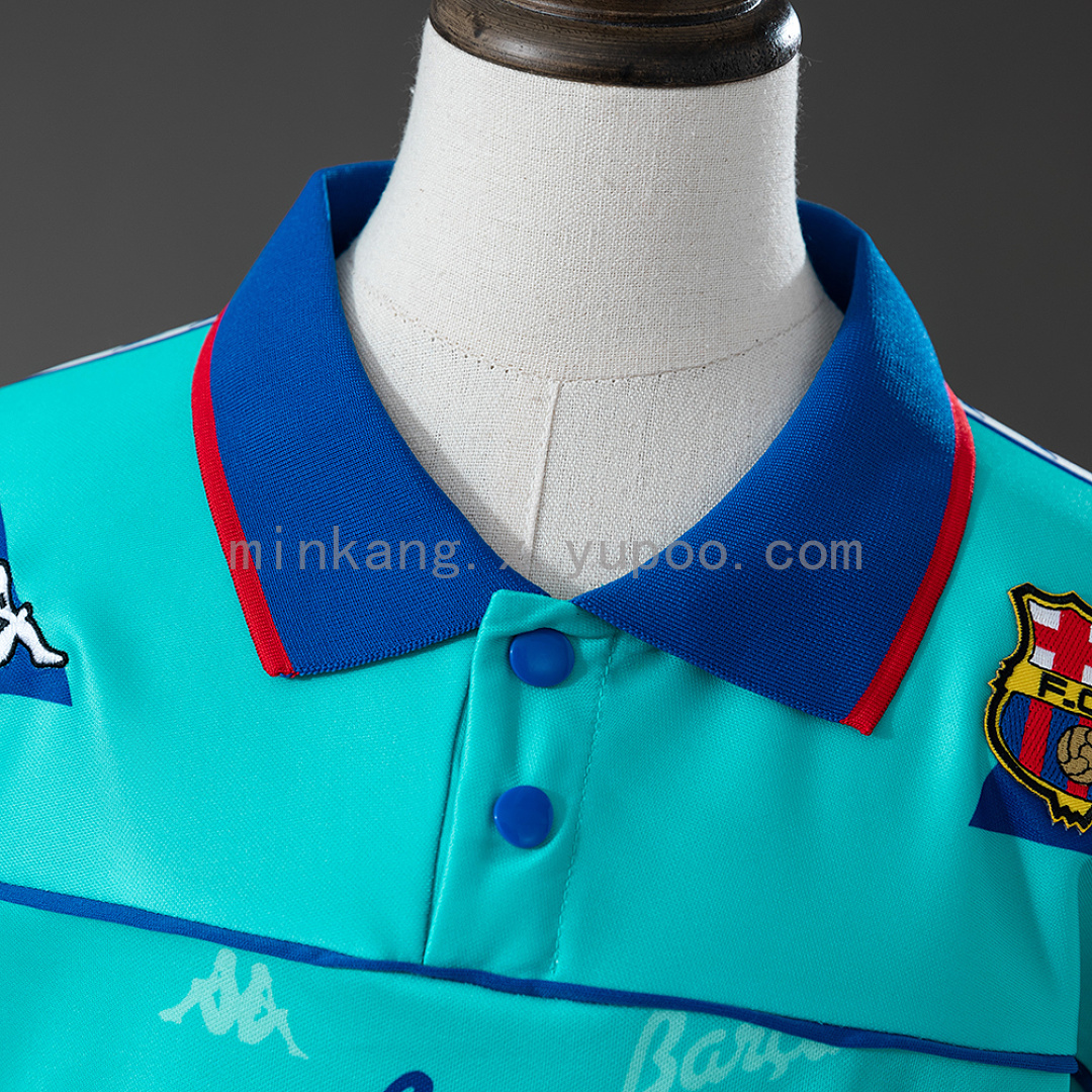 Barcelona 92/95 Away Retro Kids Kit Jersey Size 16-28 10