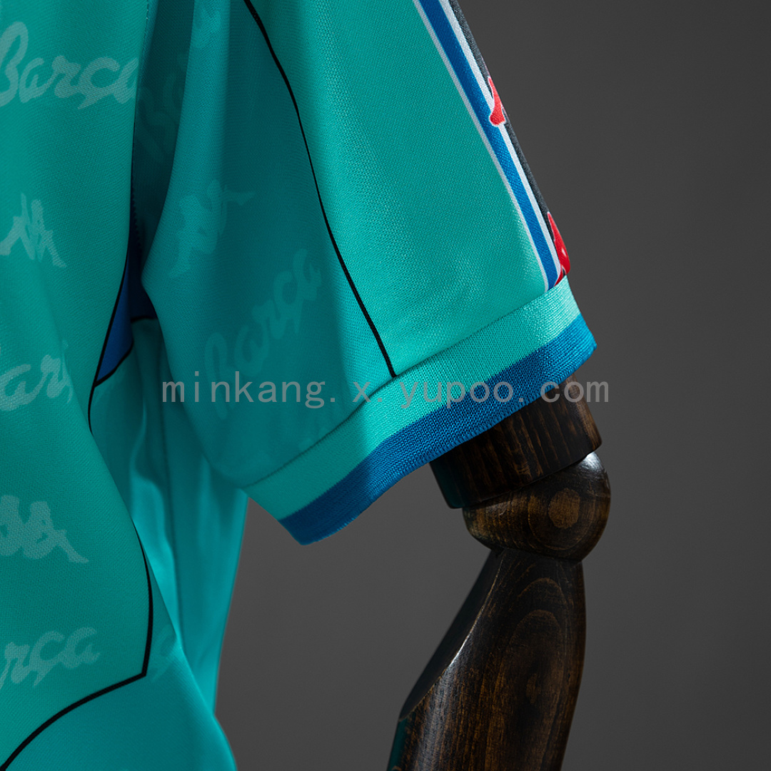 Barcelona 96/97 Away Retro Kids Kit Jersey Size 16-28 6