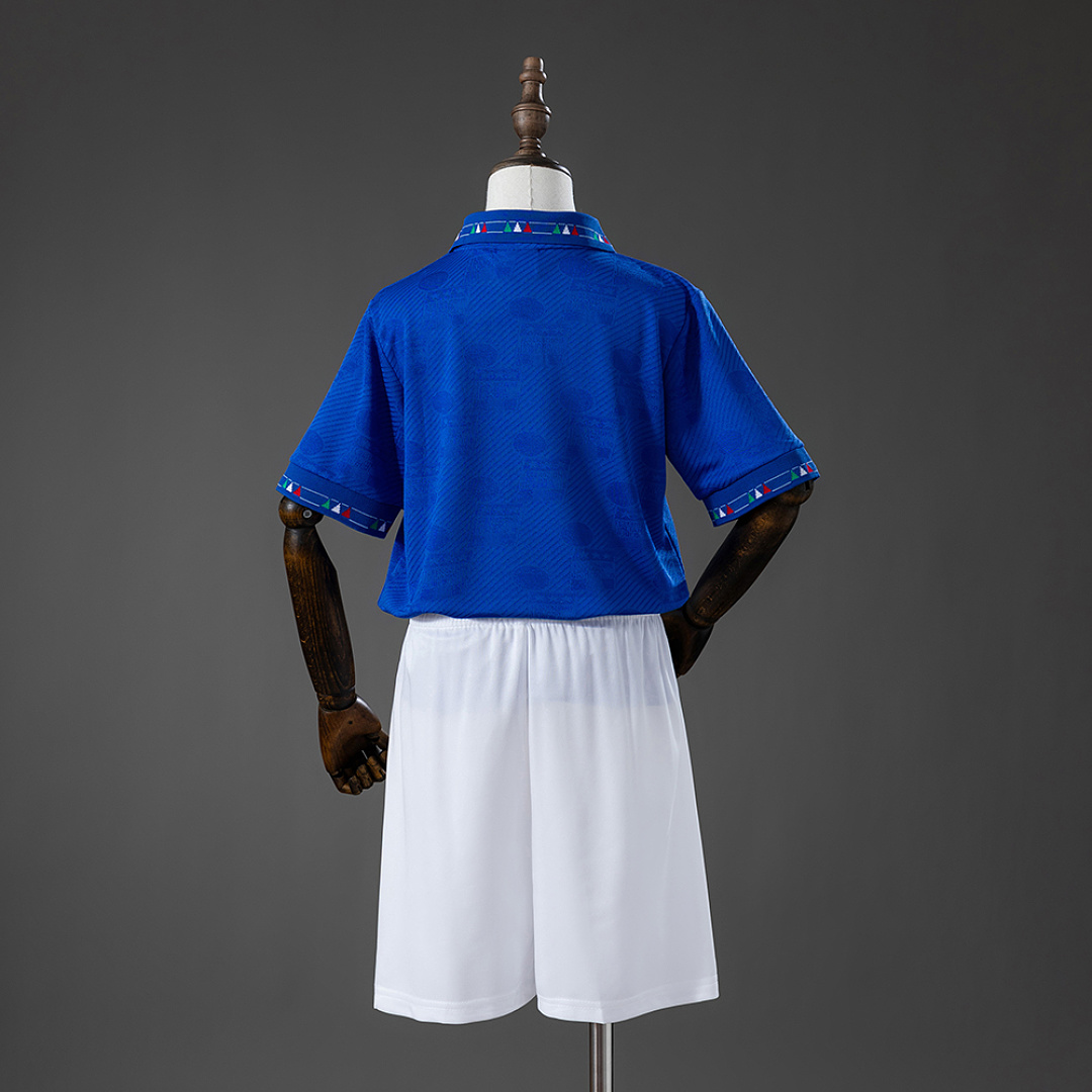 Italy 1994 Home Retro Kids Kit Jersey Size 16-28 2
