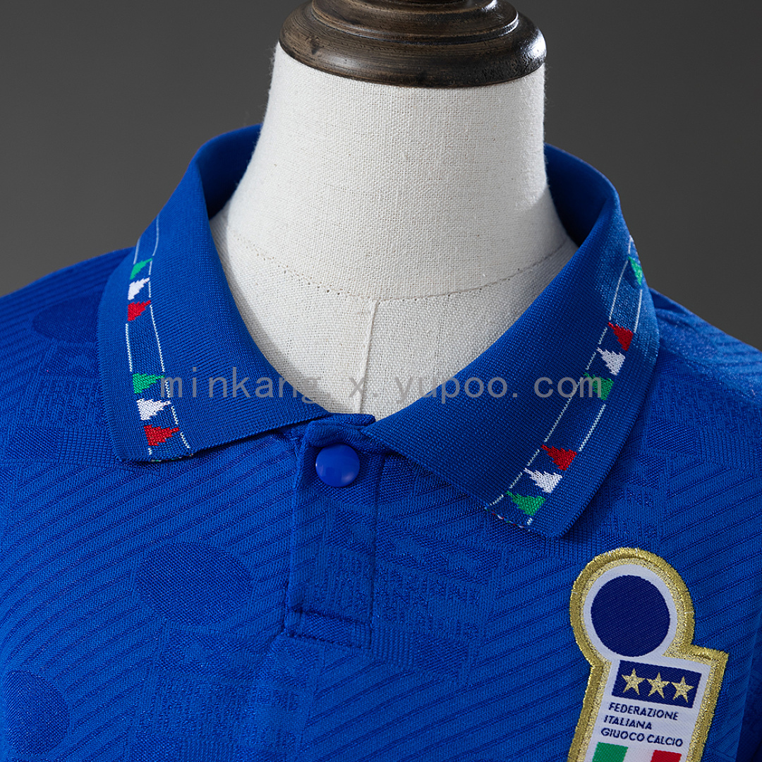 Italy 1994 Home Retro Kids Kit Jersey Size 16-28 8