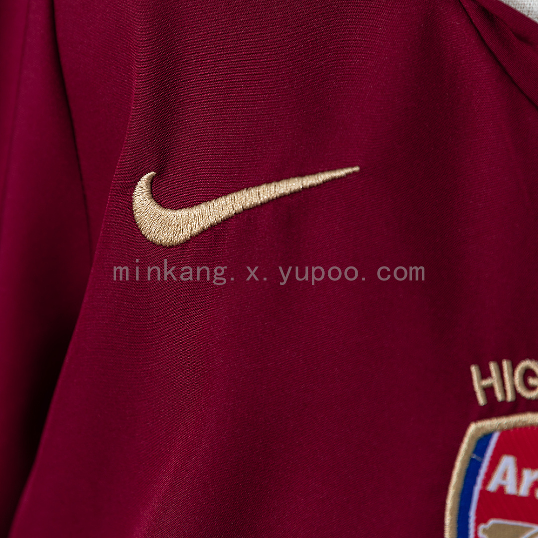 Arsenal 05/06 Home Retro Long Sleeve Kids Kit Jersey Size 16-28 7