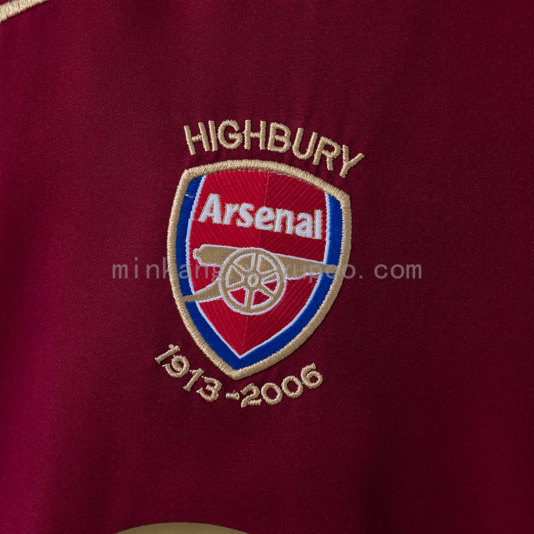 Arsenal 05/06 Home Retro Long Sleeve Kids Kit Jersey Size 16-28 8