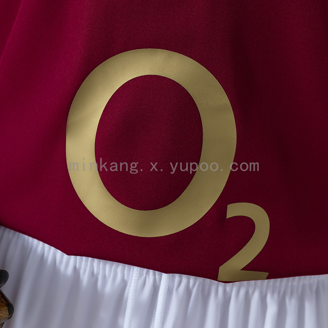 Arsenal 05/06 Home Retro Long Sleeve Kids Kit Jersey Size 16-28 9
