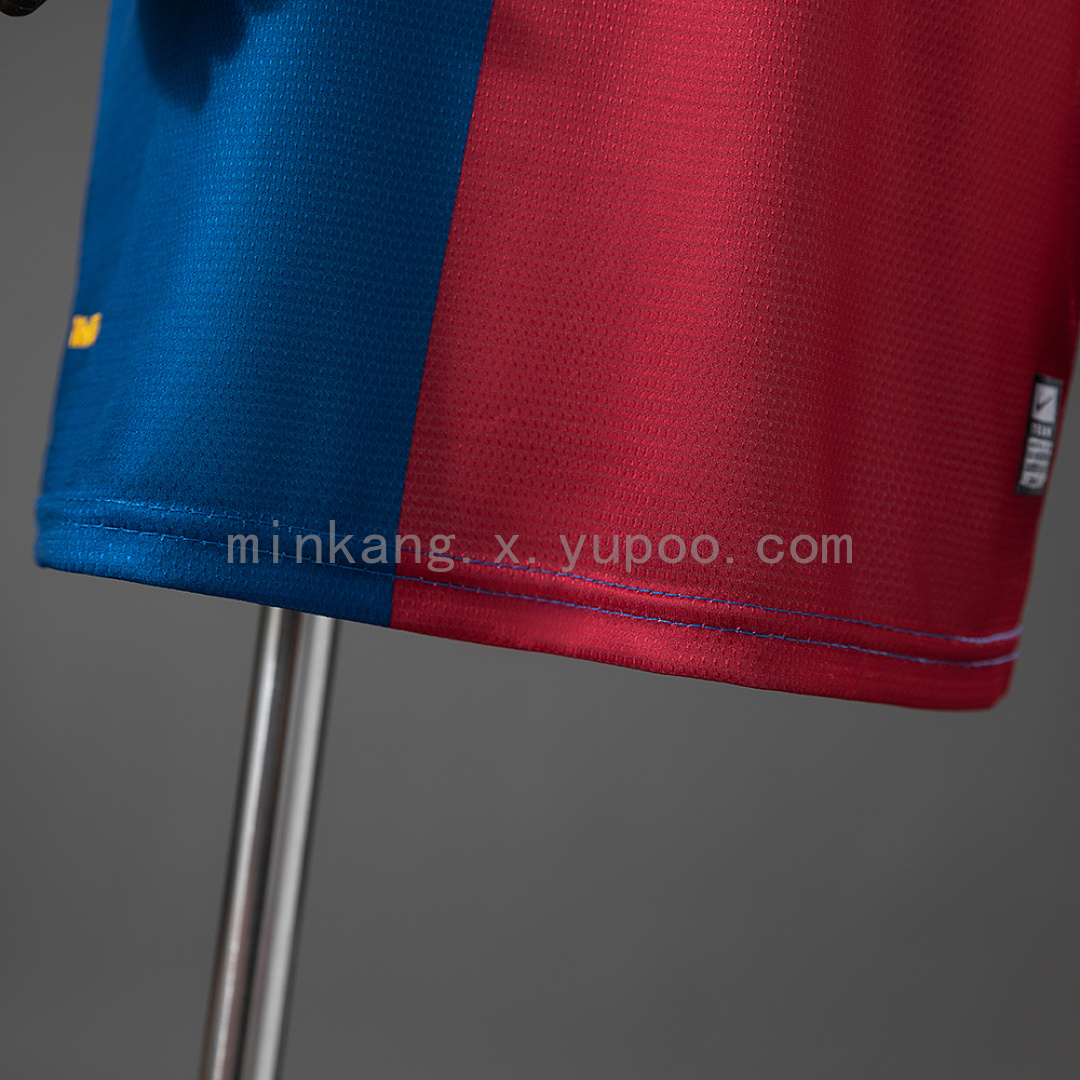 Barcelona 08/09 Home Retro Long Sleeve Kids Kit Jersey SIZE 16-28 14