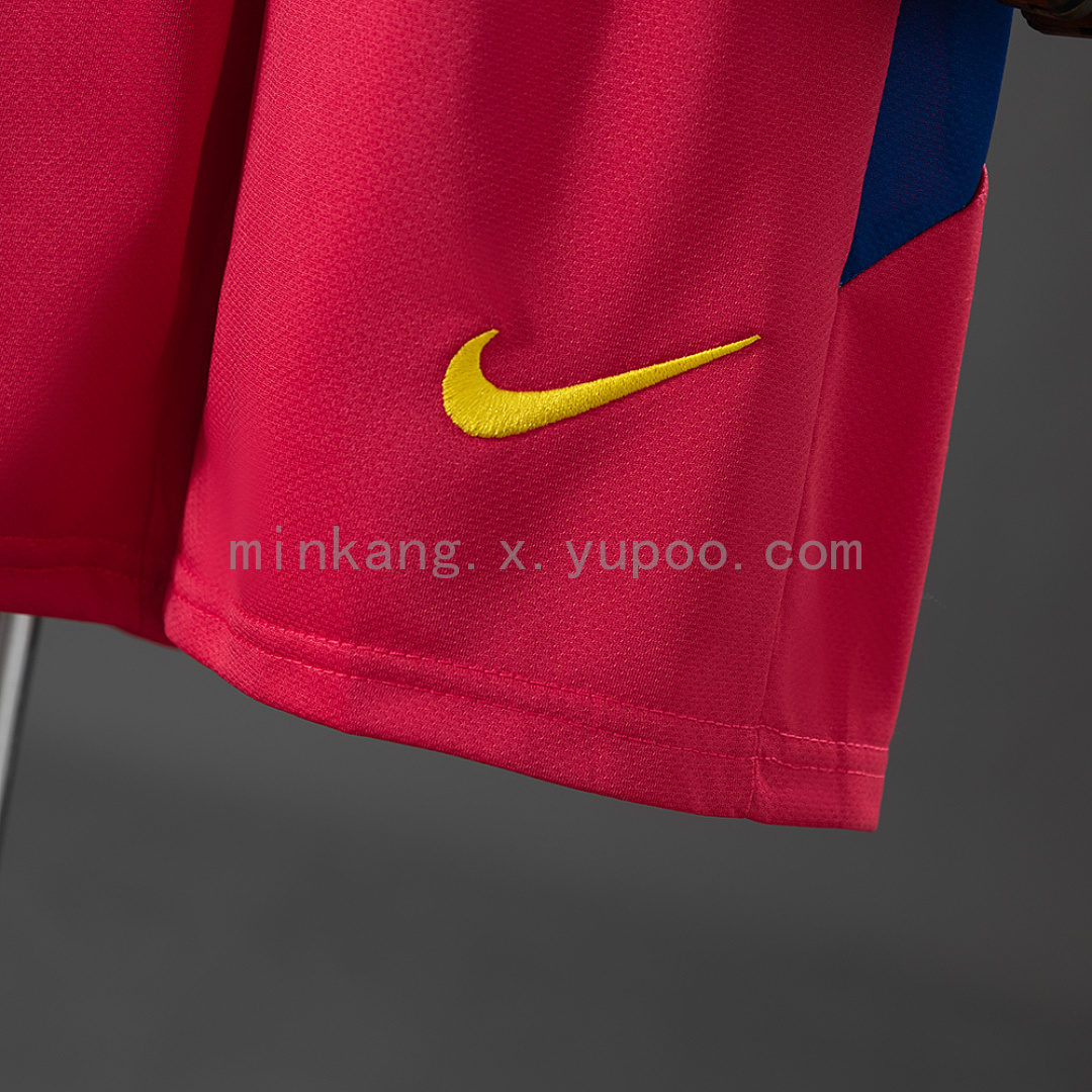 Barcelona 10/11 Home Retro Long Sleeve Kids Kit Jersey SIZE 16-28 4