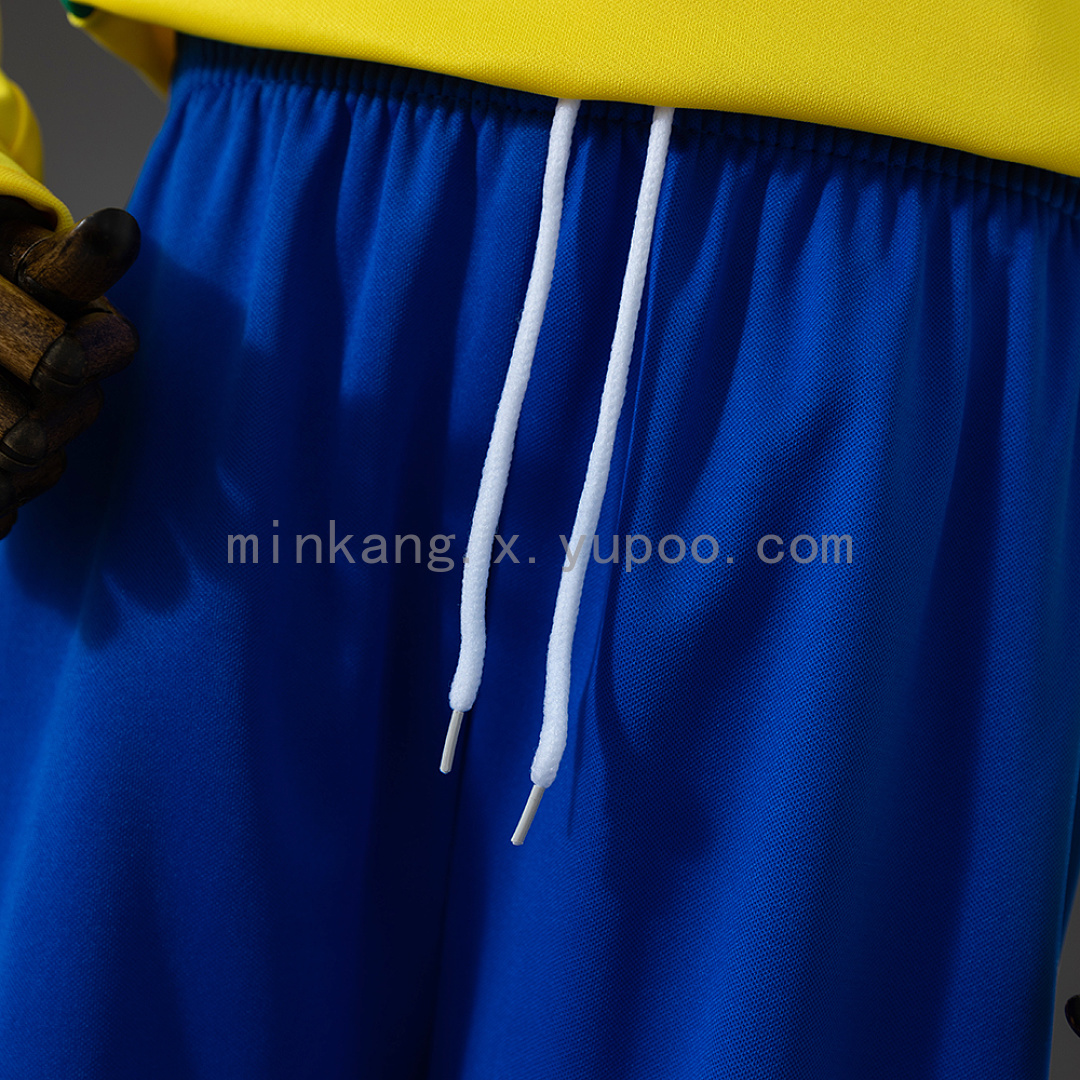 Brazil 2002 Home Retro Long Sleeve Kids Kit Jersey SIZE 16-28 6