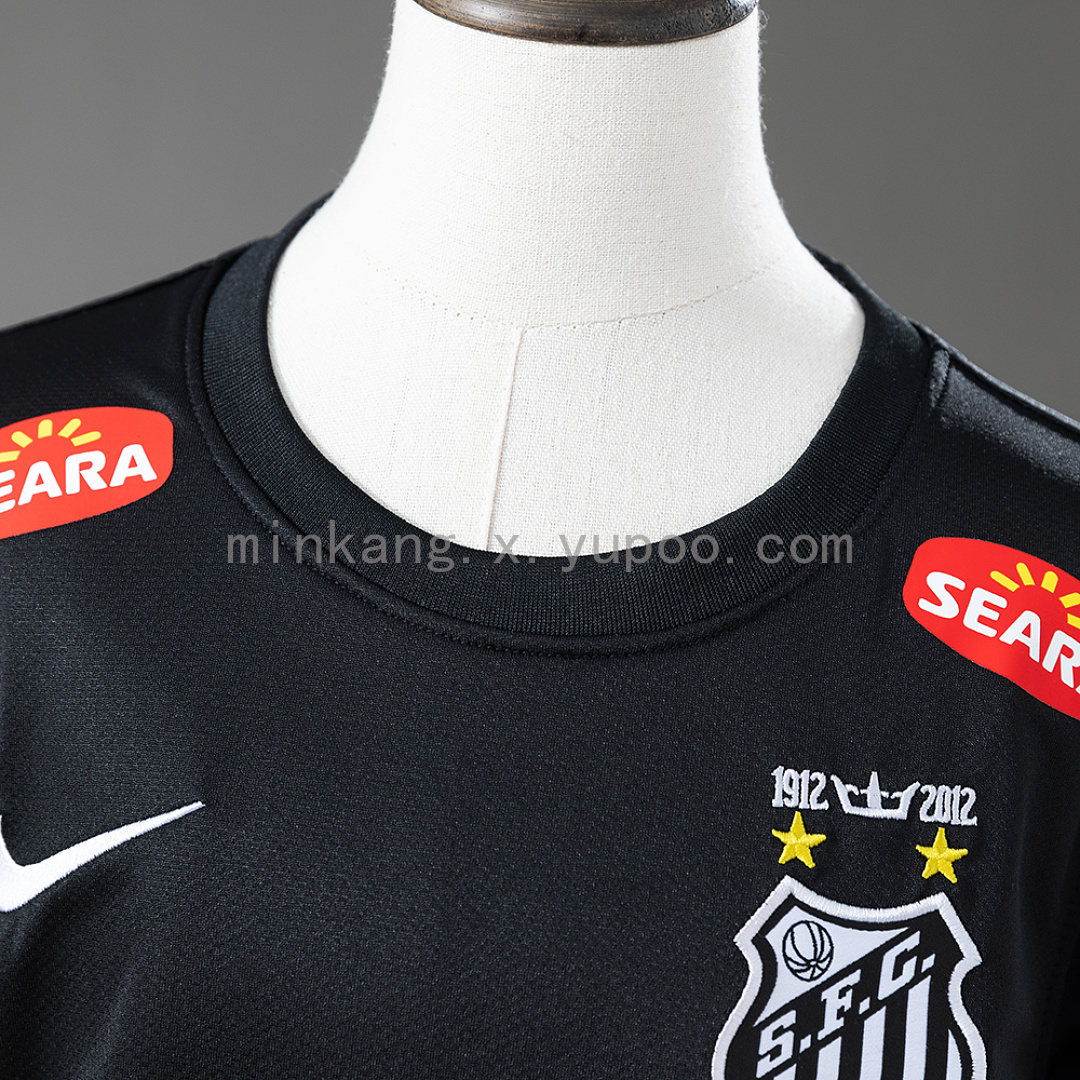 Santos 12/13 Away Retro Long Sleeve Kids Kit Jersey Size 16-28 10
