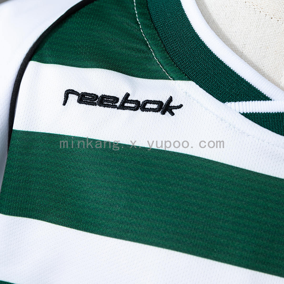 Sporting CP 01/02 Home Retro Long-Sleeve Kids Kit Jersey Size 16-28 7