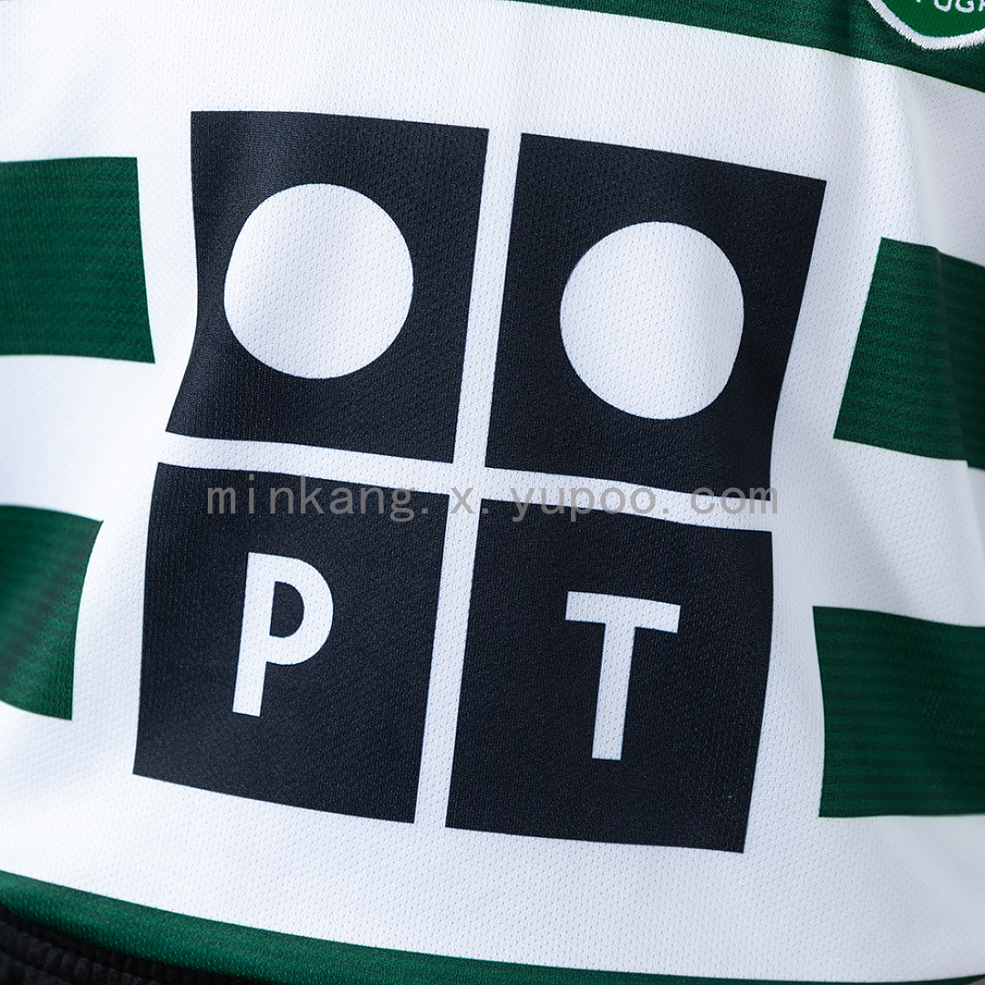 Sporting CP 01/02 Home Retro Long-Sleeve Kids Kit Jersey Size 16-28 9