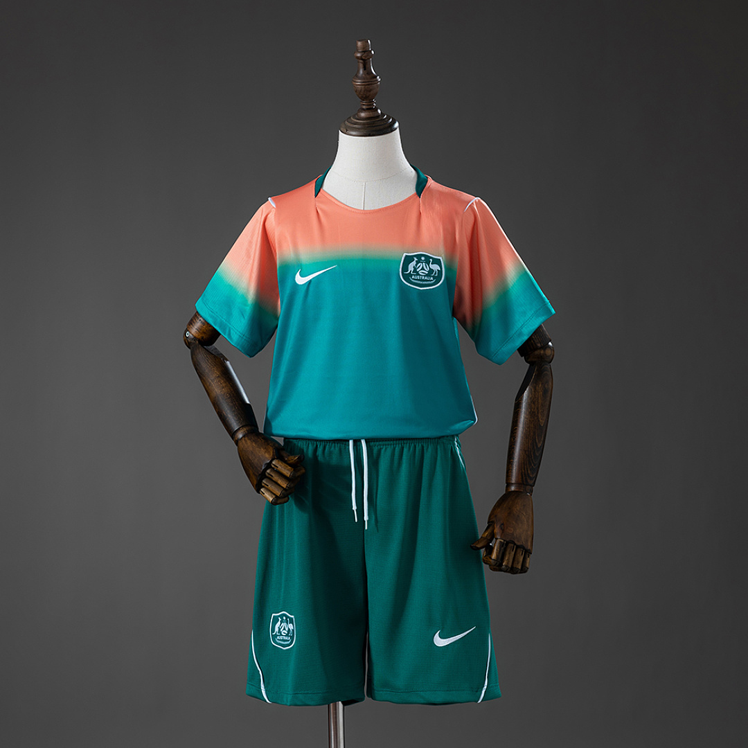 Australia 2026 Away Kids Kit Jersey Size 16-30 3