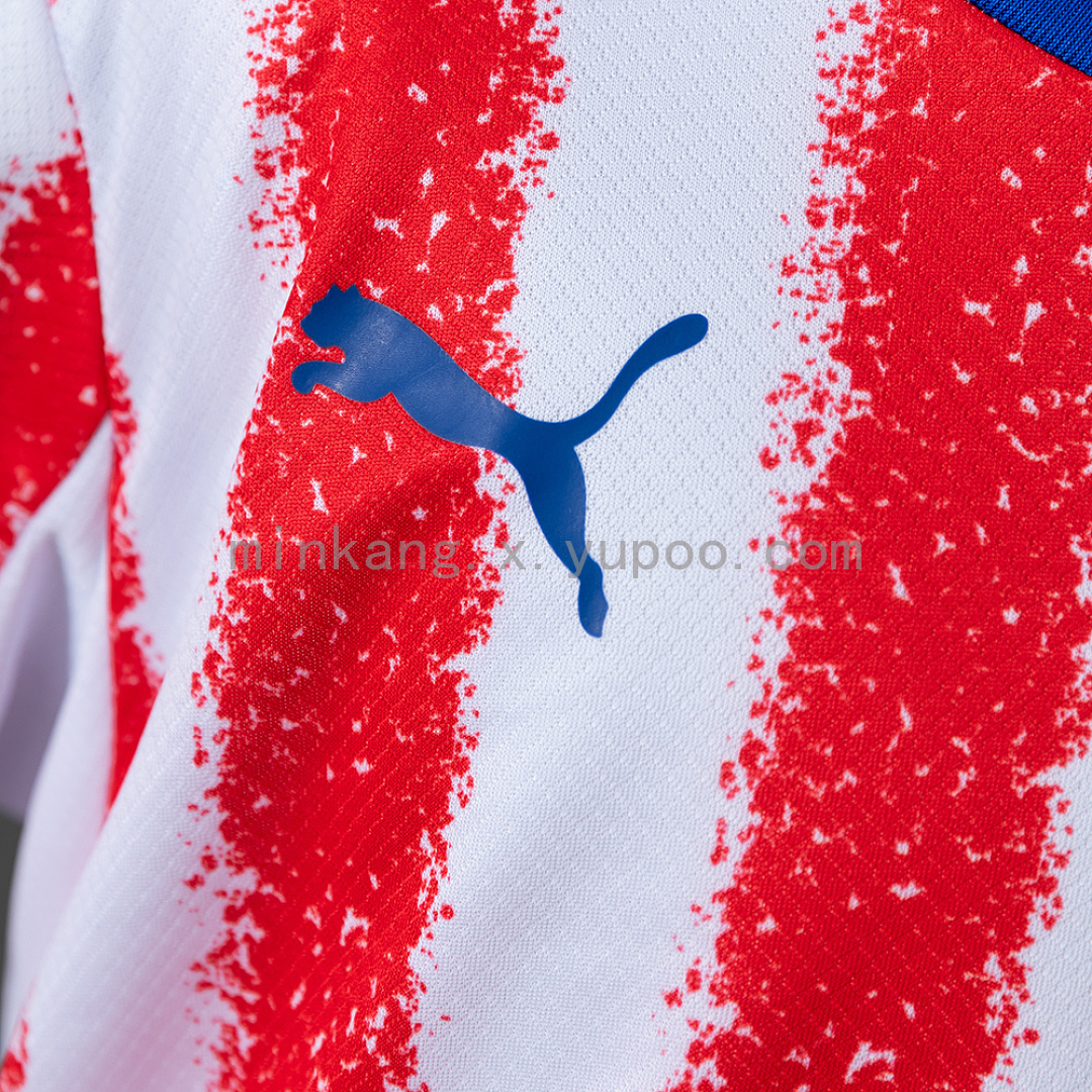 Paraguay 2026 Home Kids Kit Jersey Size 16-28 7