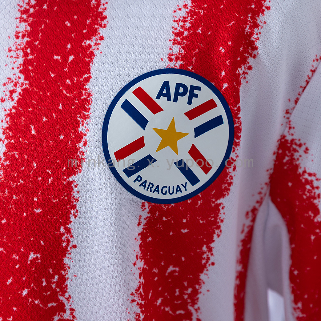 Paraguay 2026 Home Kids Kit Jersey Size 16-28 8