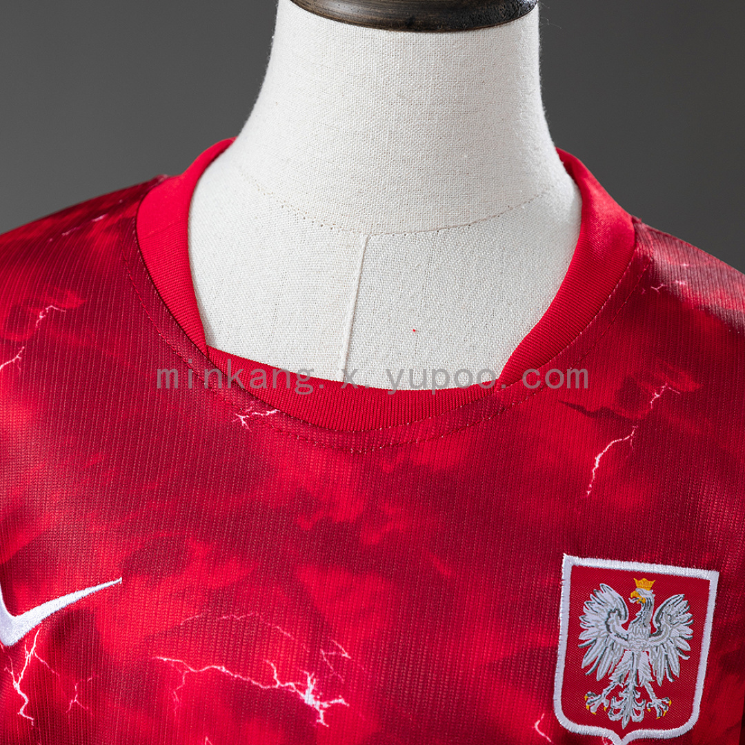 Poland 2026 Away Kids Kit Jersey Size 16-28 10