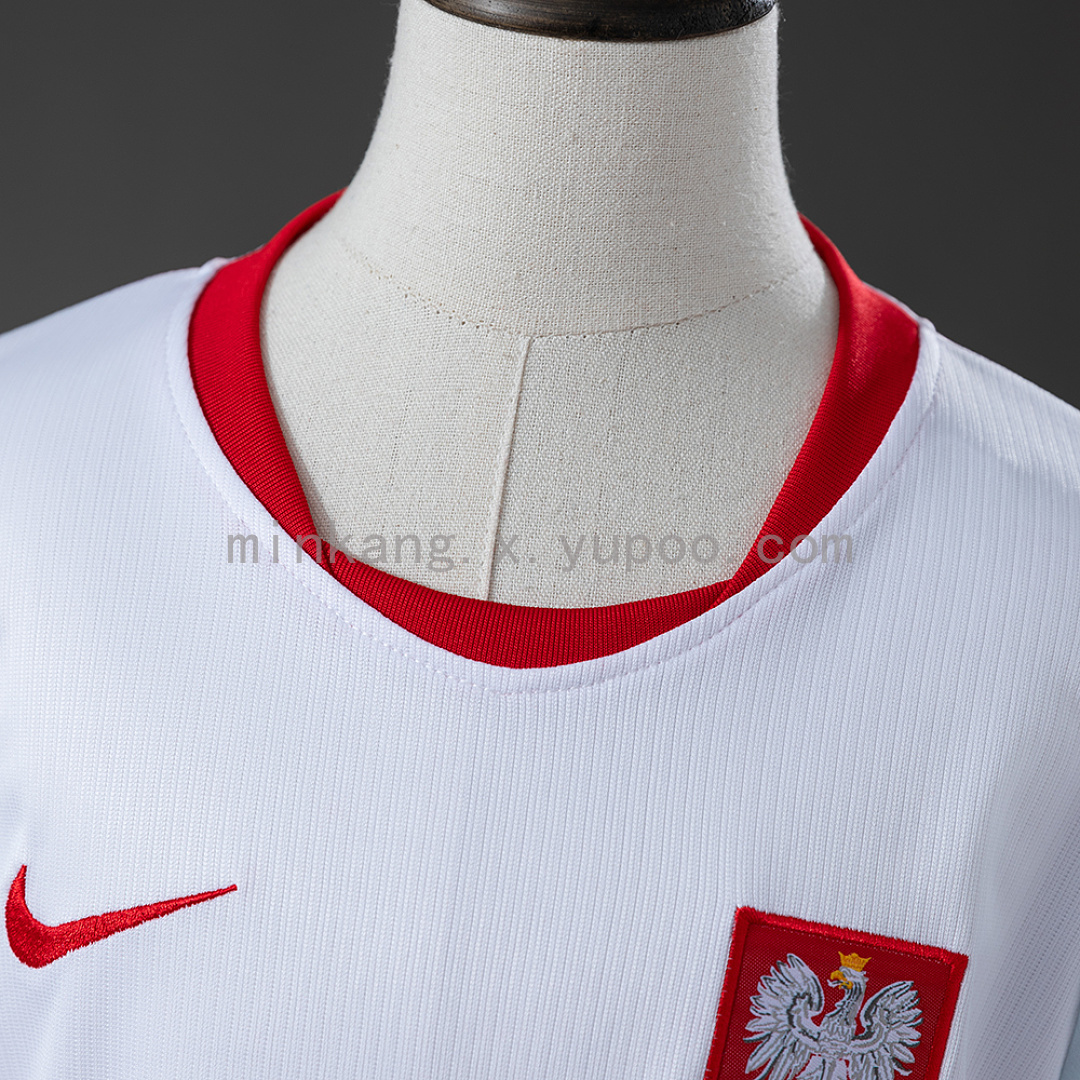 Poland 2026 Home Kids Kit Jersey Size 16-28 10