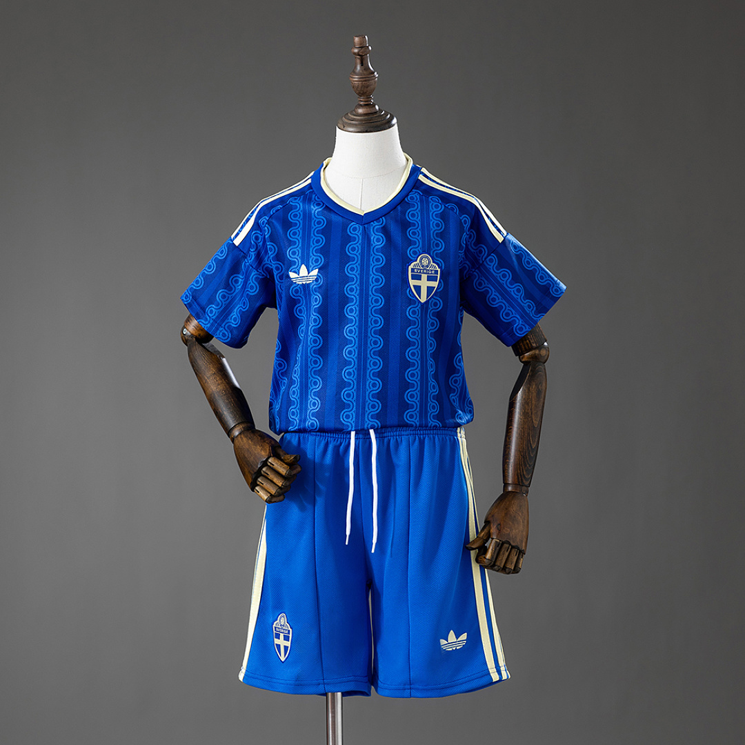 Sweden 2026 Away Kids Kit Jersey SIZE 16-28