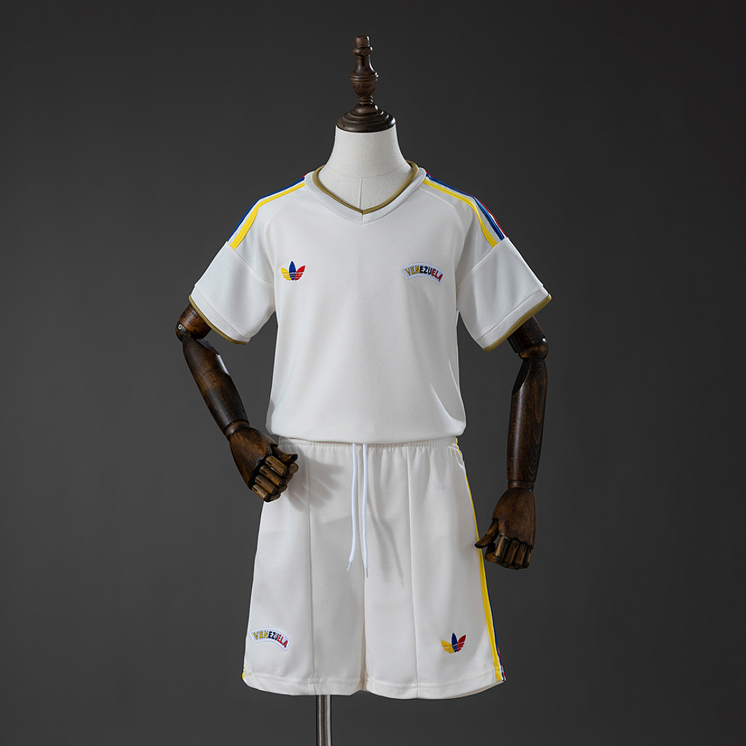 Venezuela 2026 Away Kids Kit Jersey Size 16-30 3