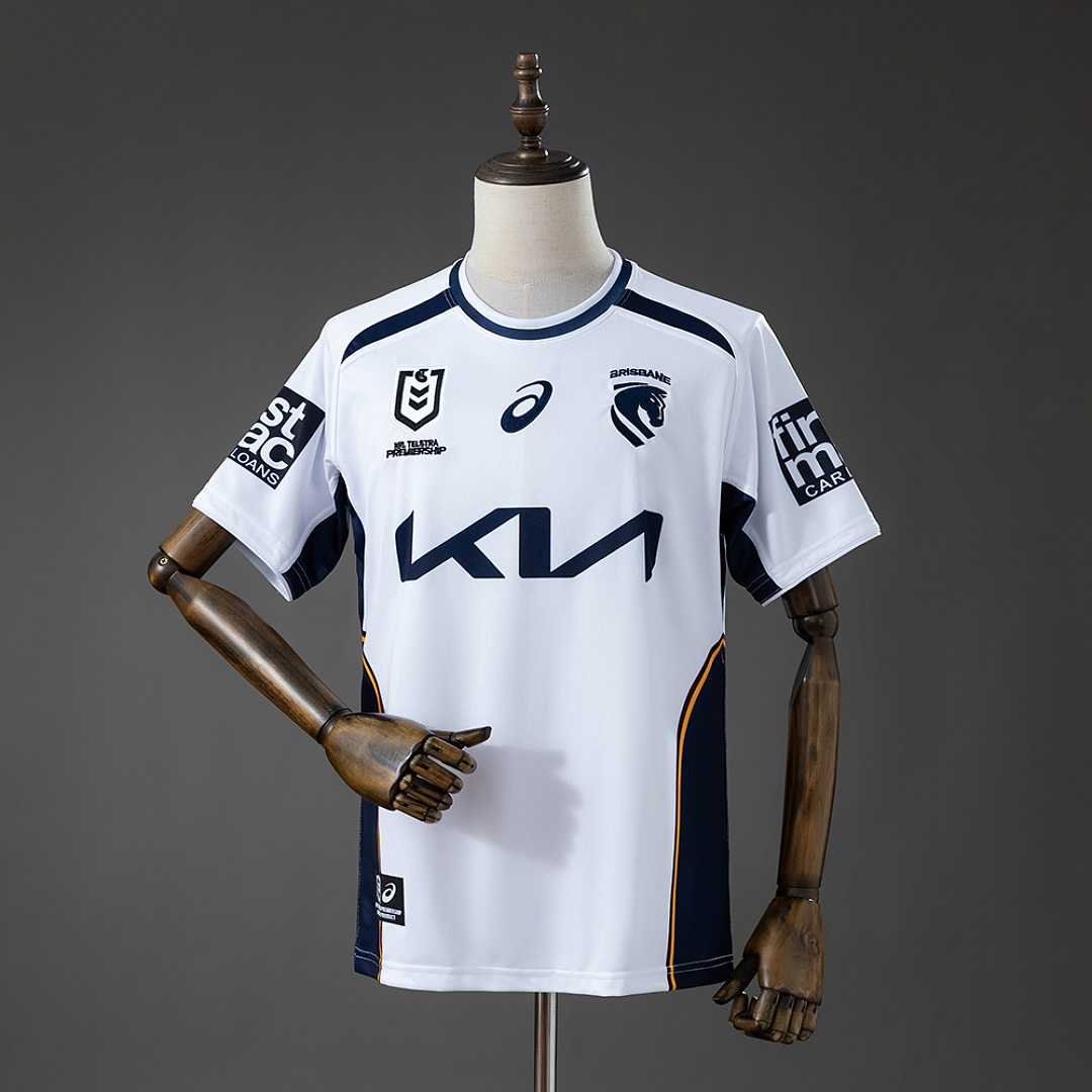 NRL Brisbane Broncos 2026 Mens Heritage Jersey White S-5XL 3