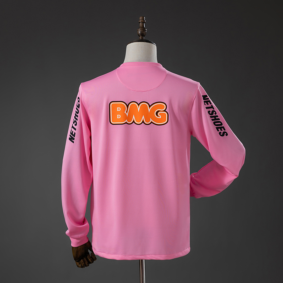 Santos 12/13 Retro Pink Long Sleeve Jersey S-XXL 2