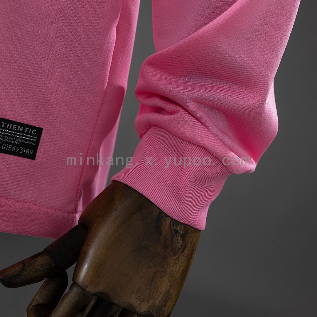Santos 12/13 Retro Pink Long Sleeve Jersey S-XXL 6