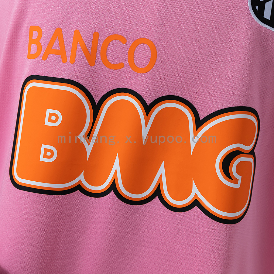 Santos 12/13 Retro Pink Long Sleeve Jersey S-XXL 9