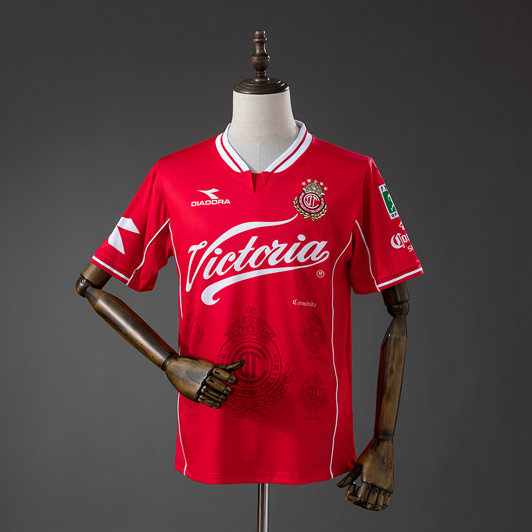 Deportivo Toluca 98/99 Home Retro Jersey S-XXL 3