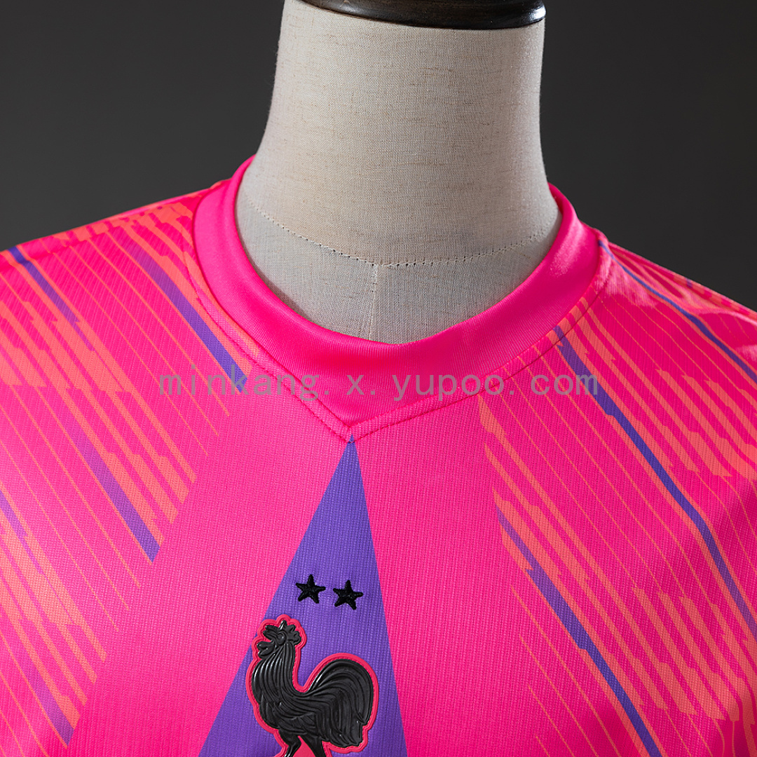 France 2026 GK - Pink Jersey Sizes S-4XL 7