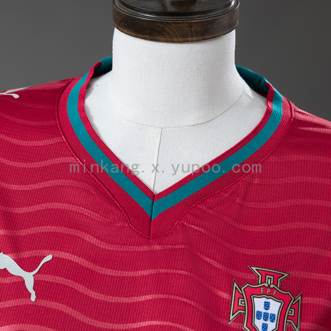 Portugal 2026 Home Women's Crop Top Style Jersey S-XXL 9