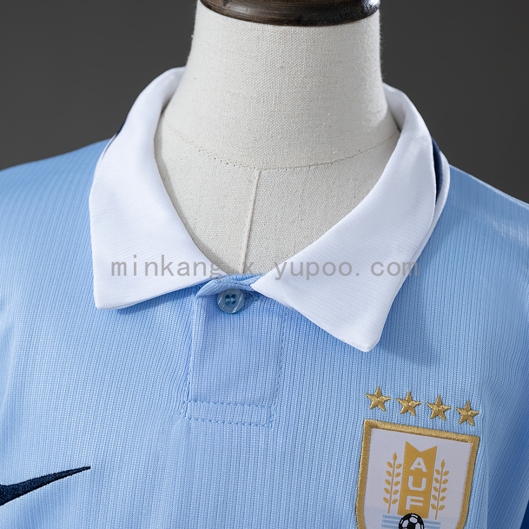 Uruguay 2026 Home Kids Kit Jersey Size 16-28 9