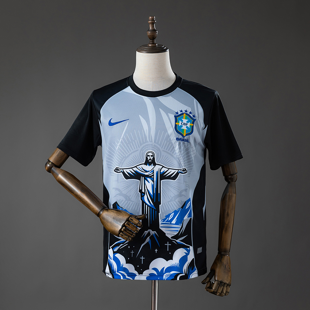 Brazil 2026 Christ the Savior - Gray Jersey S-XXL 3