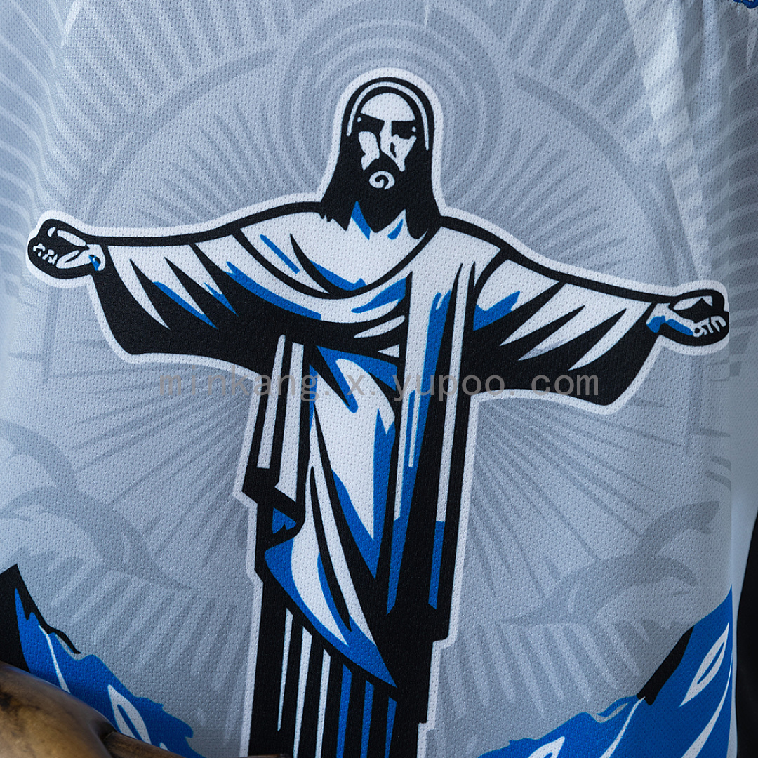 Brazil 2026 Christ the Savior - Gray Jersey S-XXL 8