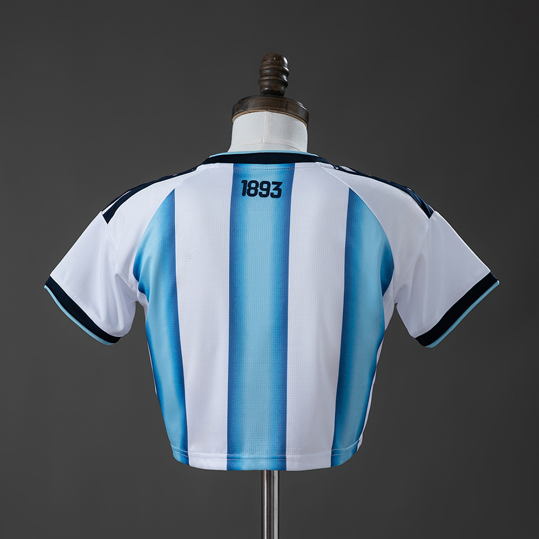 Argentina 2026 Home Women's Crop Top Style S-XXL 3