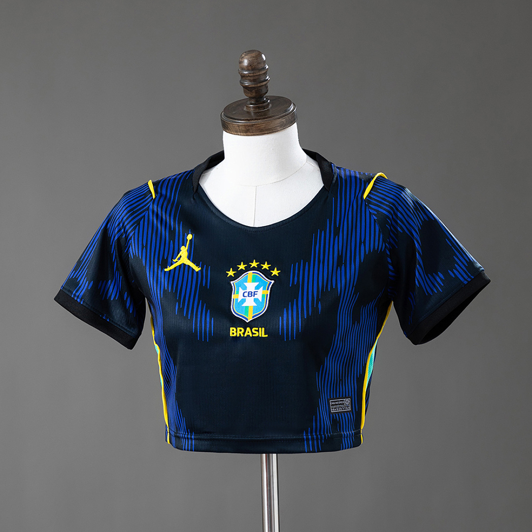 Brazil 2026 Home Women's Crop Top Style S-XXL