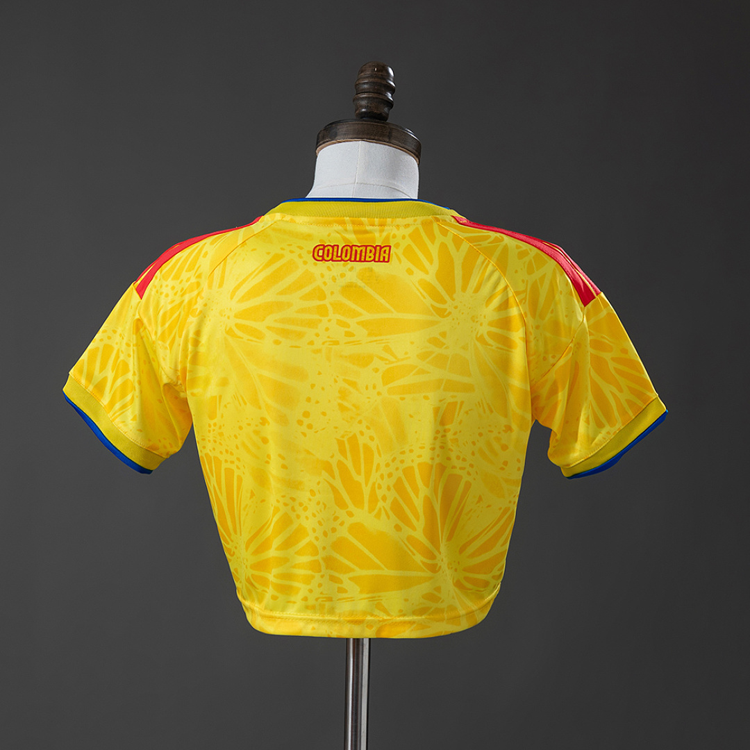 Colombia 2026 Home Women's Crop Top Style S-XXL 3