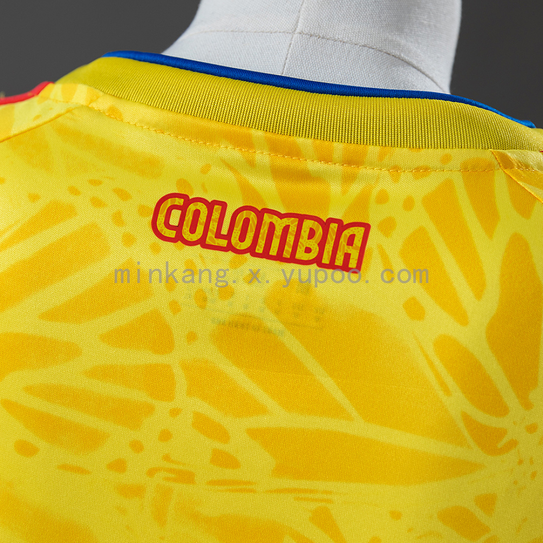 Colombia 2026 Home Women's Crop Top Style S-XXL 4