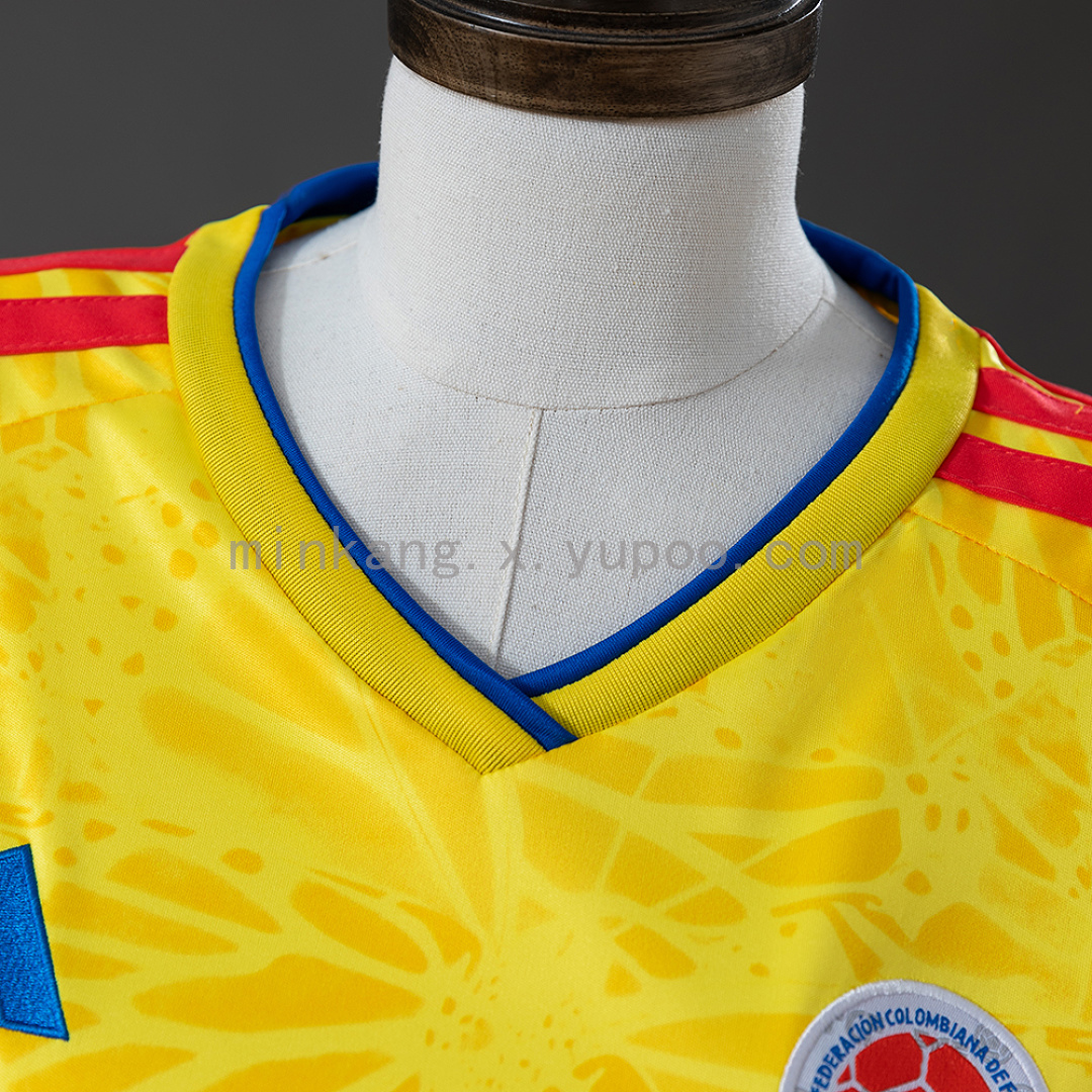 Colombia 2026 Home Women's Crop Top Style S-XXL 9