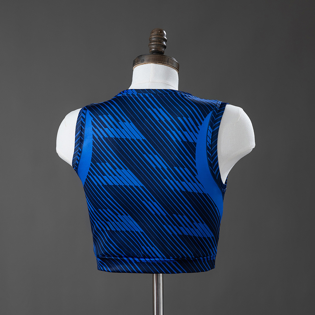 France 2026 Home Women's Crop Top Style Vest S-XXL 3