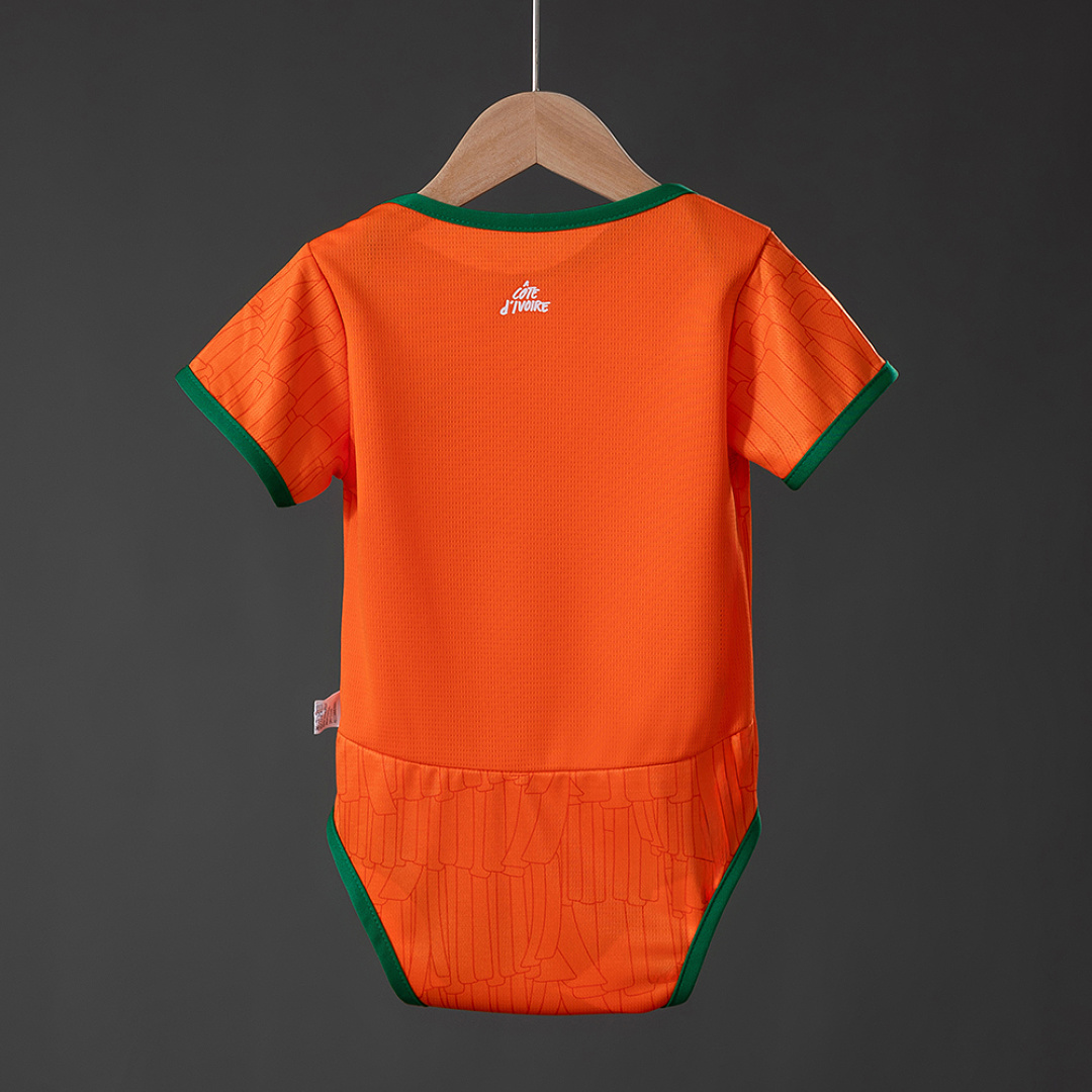 Ivory Coast 2026 Home Baby Jersey Size 9/12 3