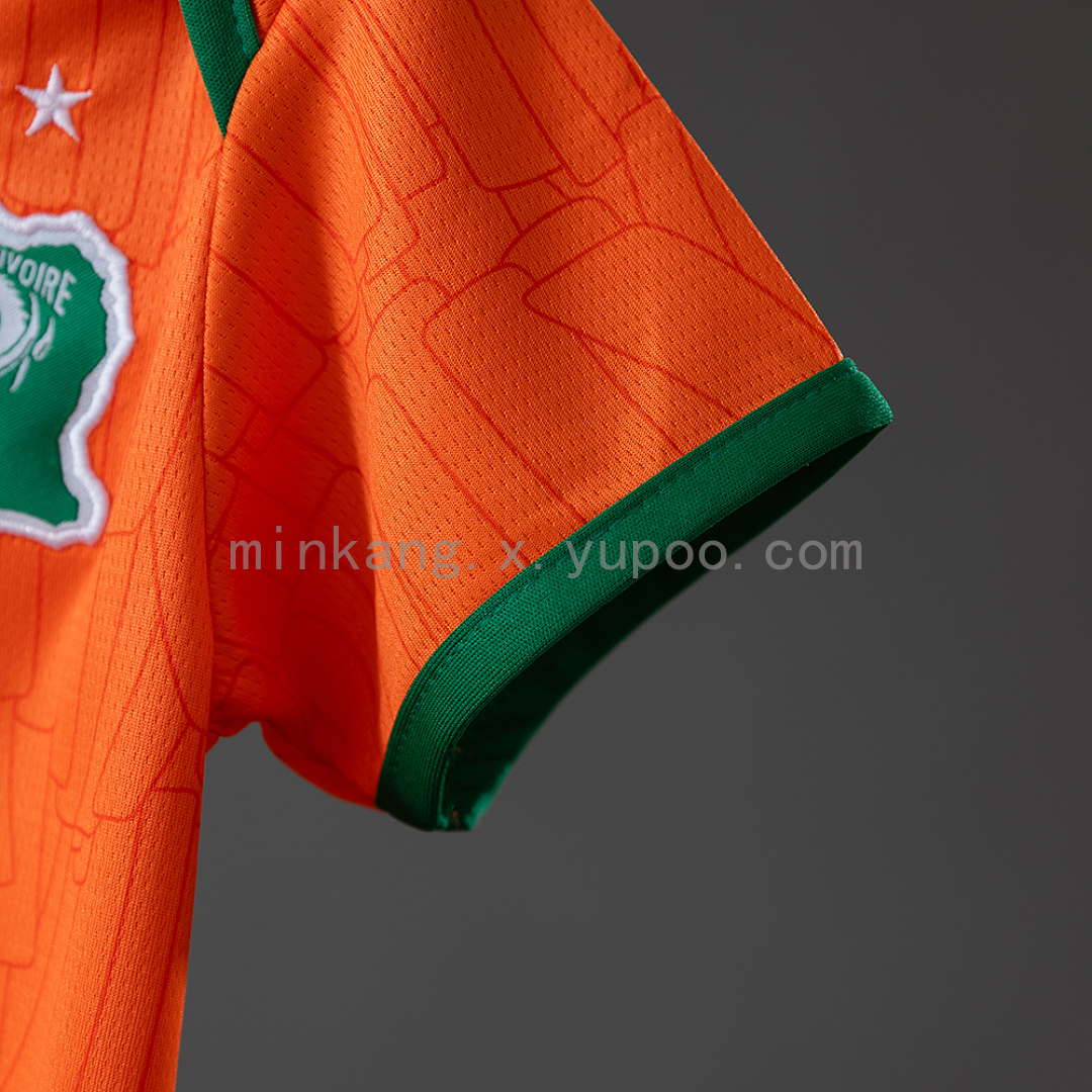 Ivory Coast 2026 Home Baby Jersey Size 9/12 7