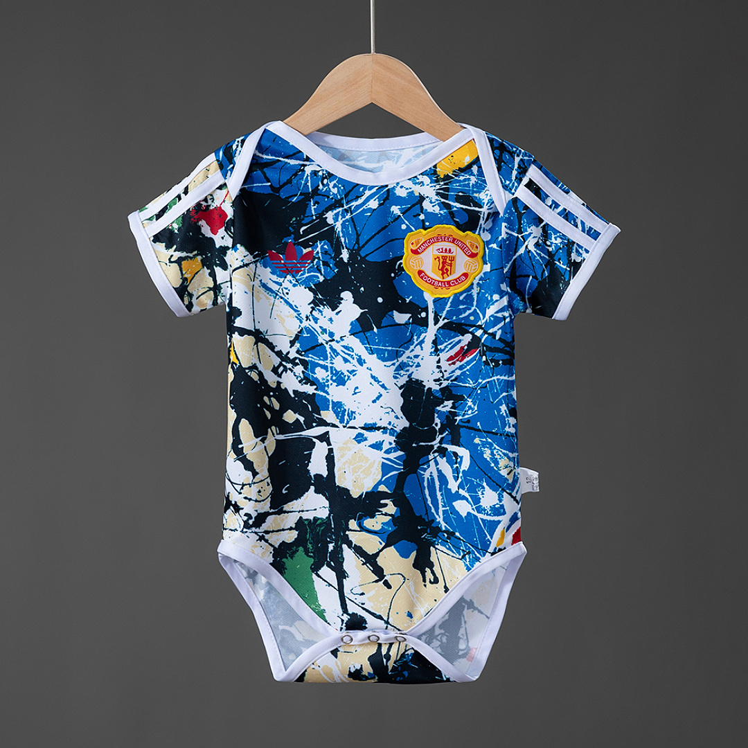 Manchester United 25/26 Originals Stone Roses Baby Jersey Size 912 2
