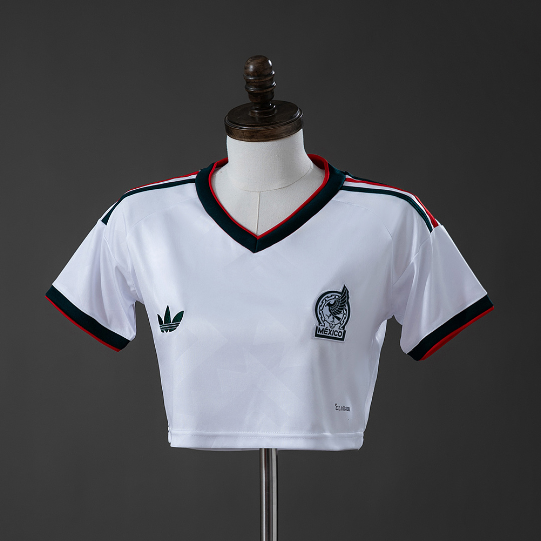 Mexico 2026 Away Women's Crop Top Style S-XXL 2
