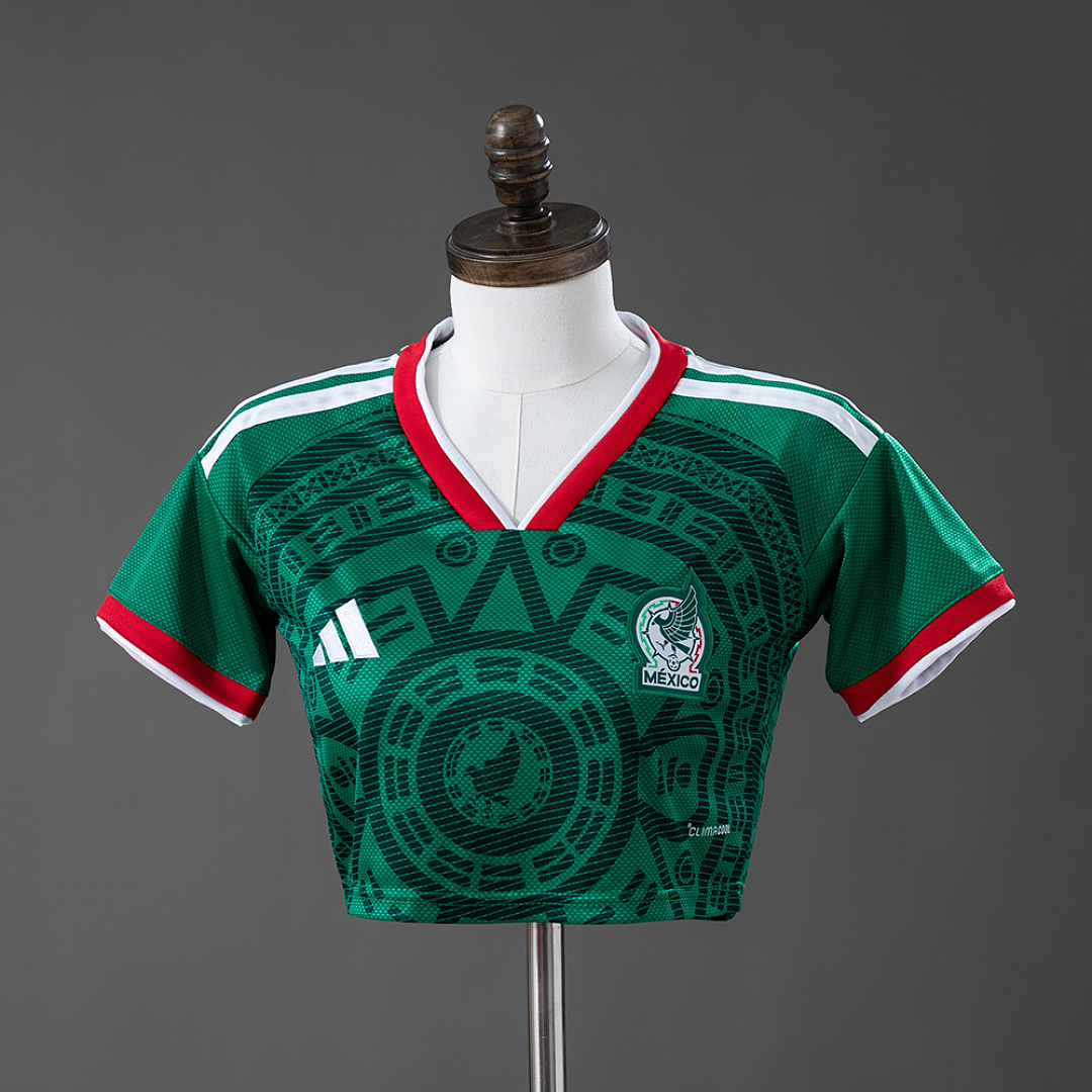 Mexico 2026 Home Women's Crop Top Style S-XXL 2