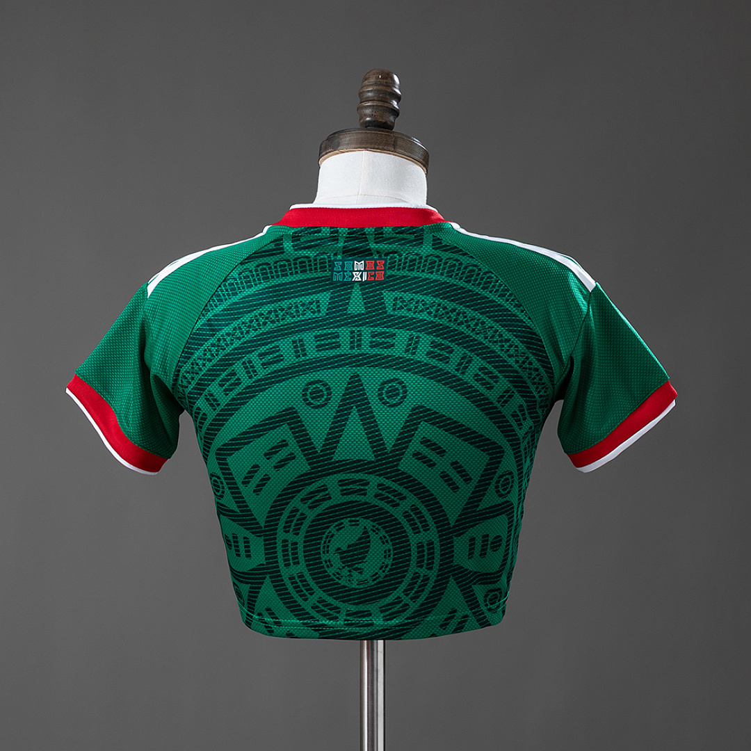 Mexico 2026 Home Women's Crop Top Style S-XXL 3
