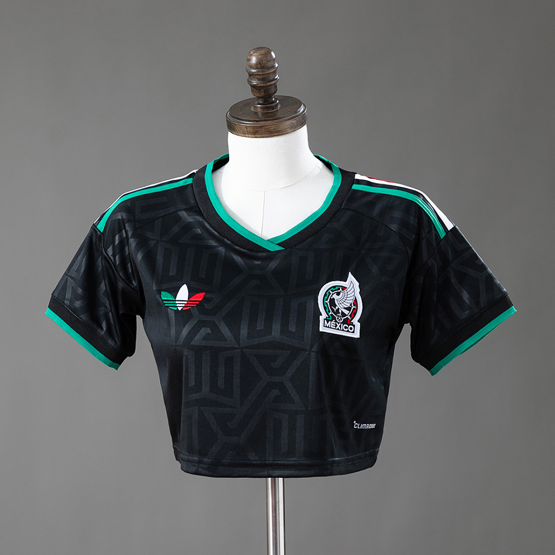 Mexico 2026 Third Away Women's Crop Top Style S-XXL 2