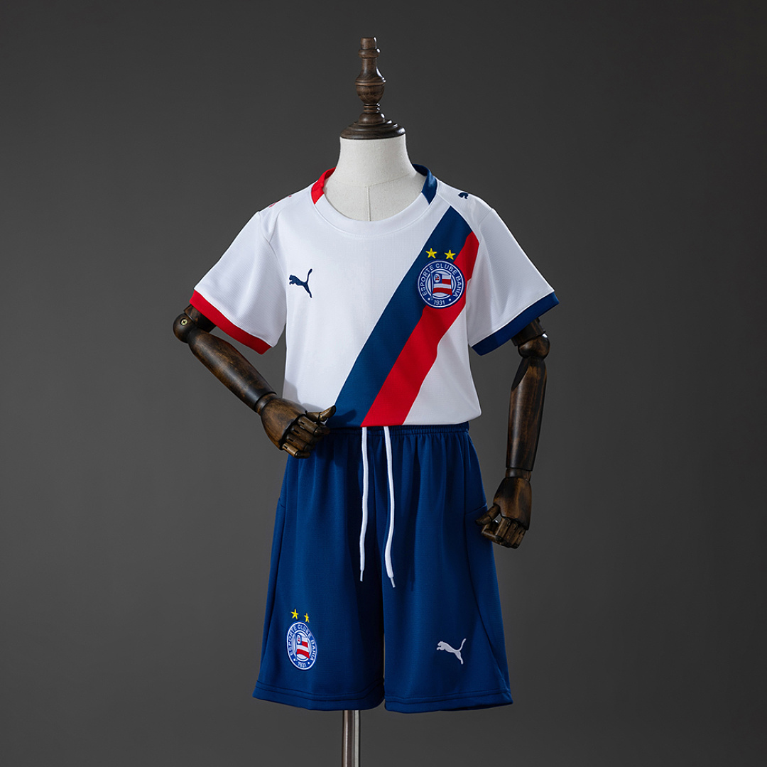 Bahia 26/27 Home Kids Kit Jersey SIZE 16-28 2